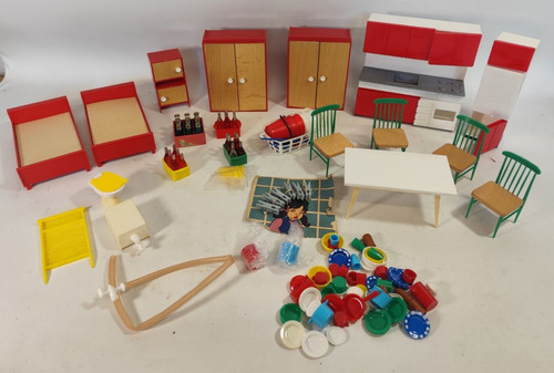 Lot dollhouse furniture - dollhouse,