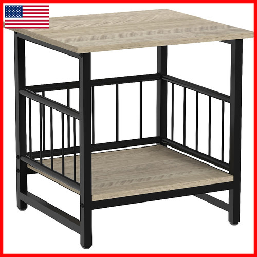 Dhmaker end table industrial - table,